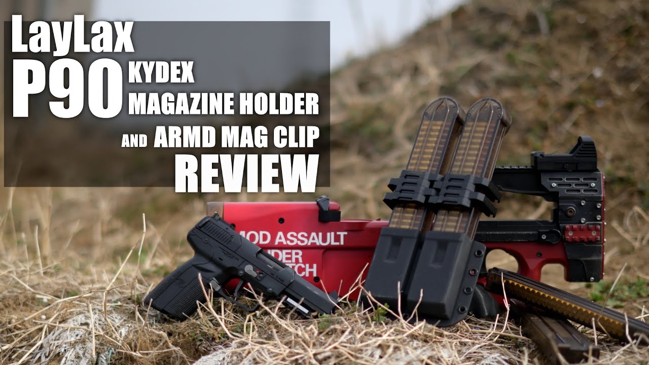 P90】新製品！LayLaxP90用カイデックスマガジンホルダーをP90使いが