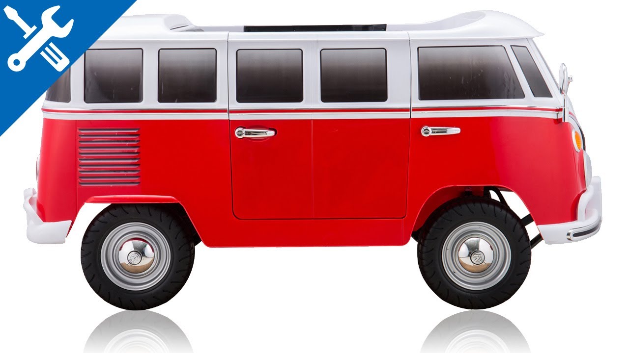 VW ワーゲンバス(ABL1608）の組立て動画【全部】 AIJYU TOYS 電動