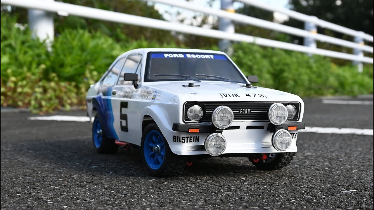 タミヤ MF-01X フォード エスコート Mk.II ラリー CVAダンパー装着