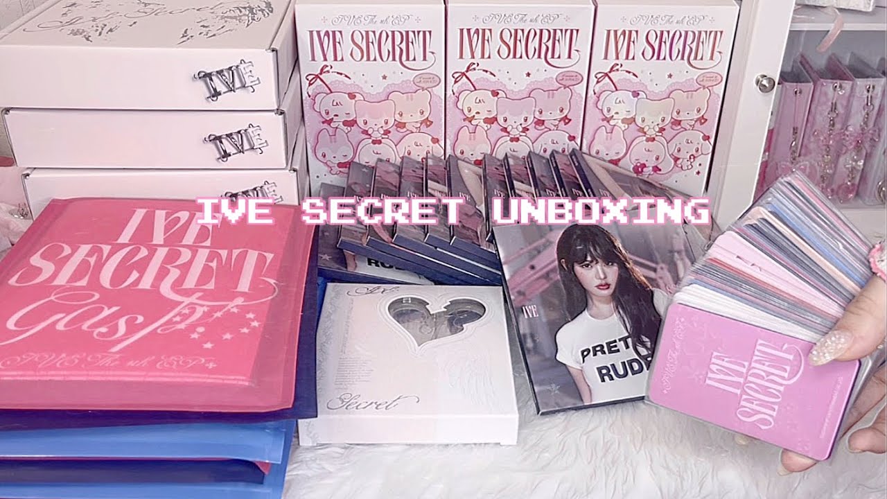 IVE大量開封🎀】IVE SECRET unboxing⋆꙳✮Dive Log/Ive Wonyoung/Poca