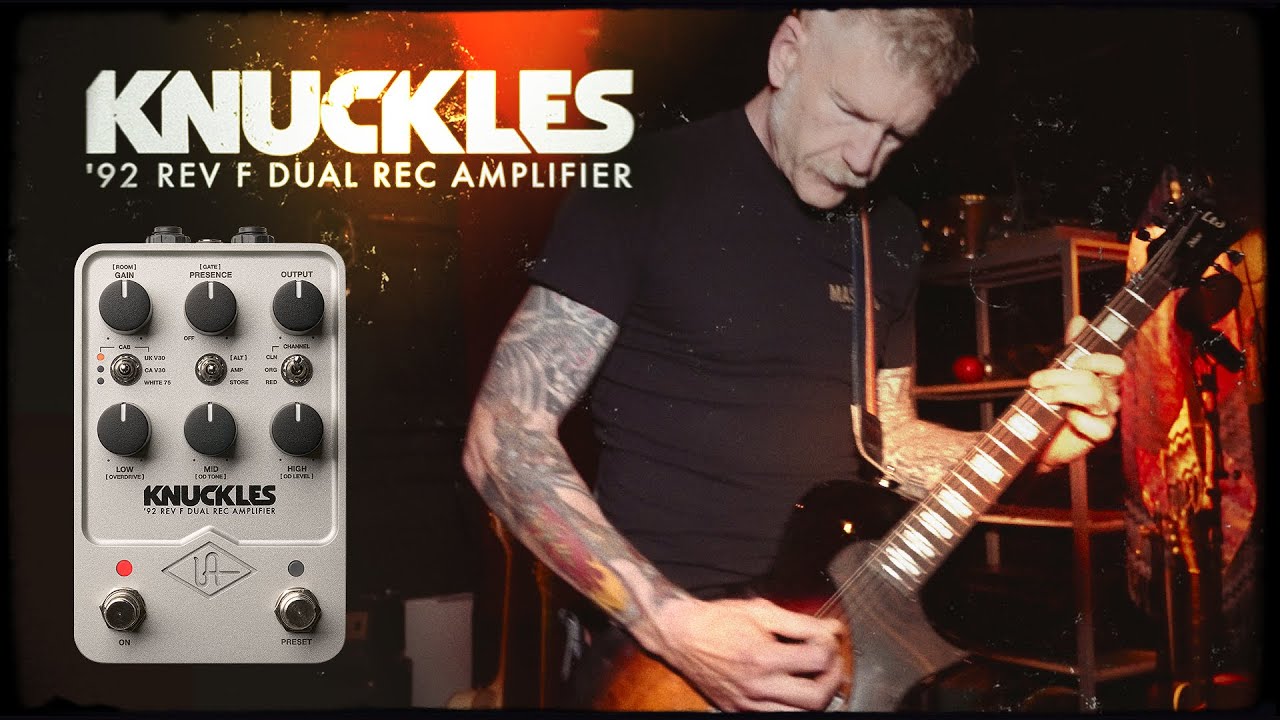 Knuckles '92 Rev F Dual Rec Amplifier | UAFX Pedals - YouTube
