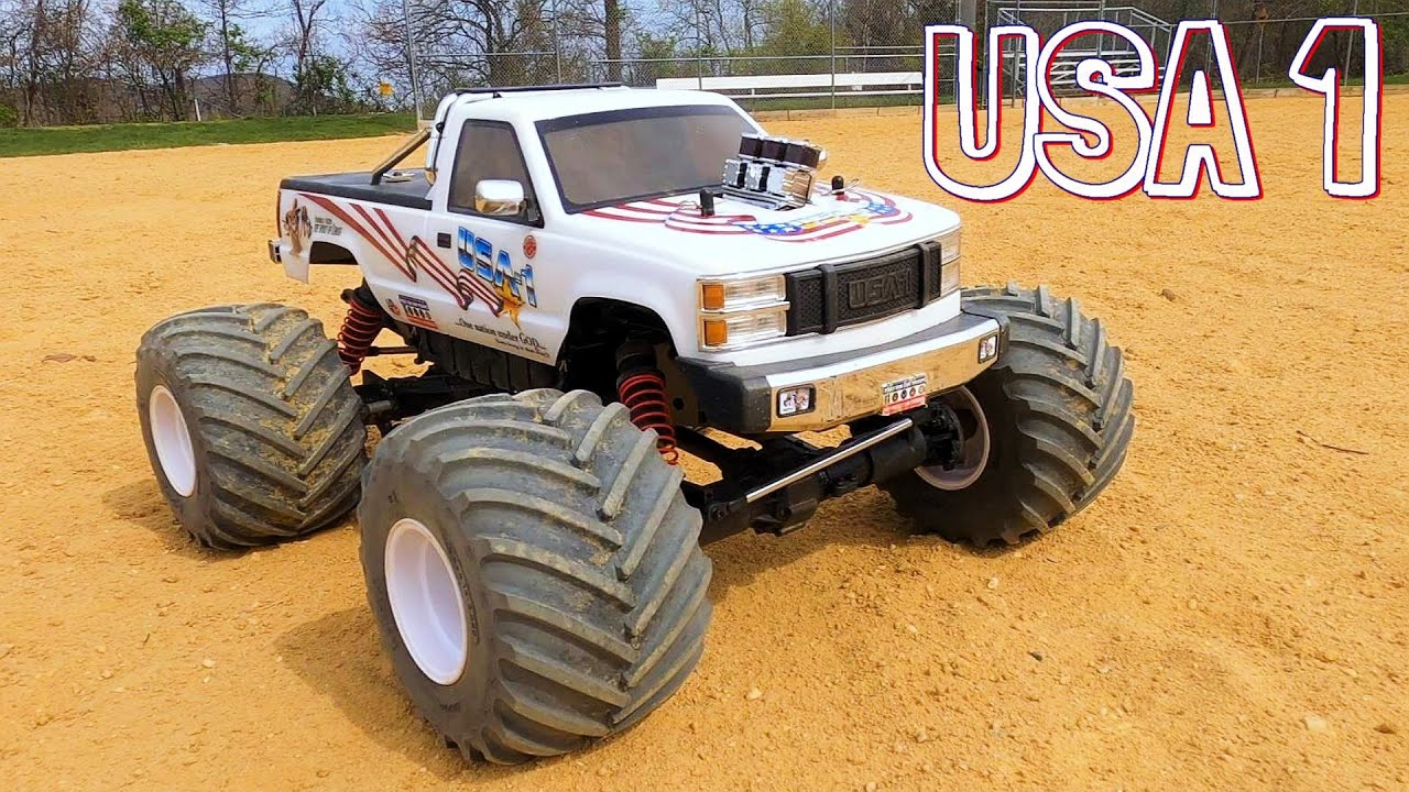 Kyosho USA 1 Monster truck madness - YouTube