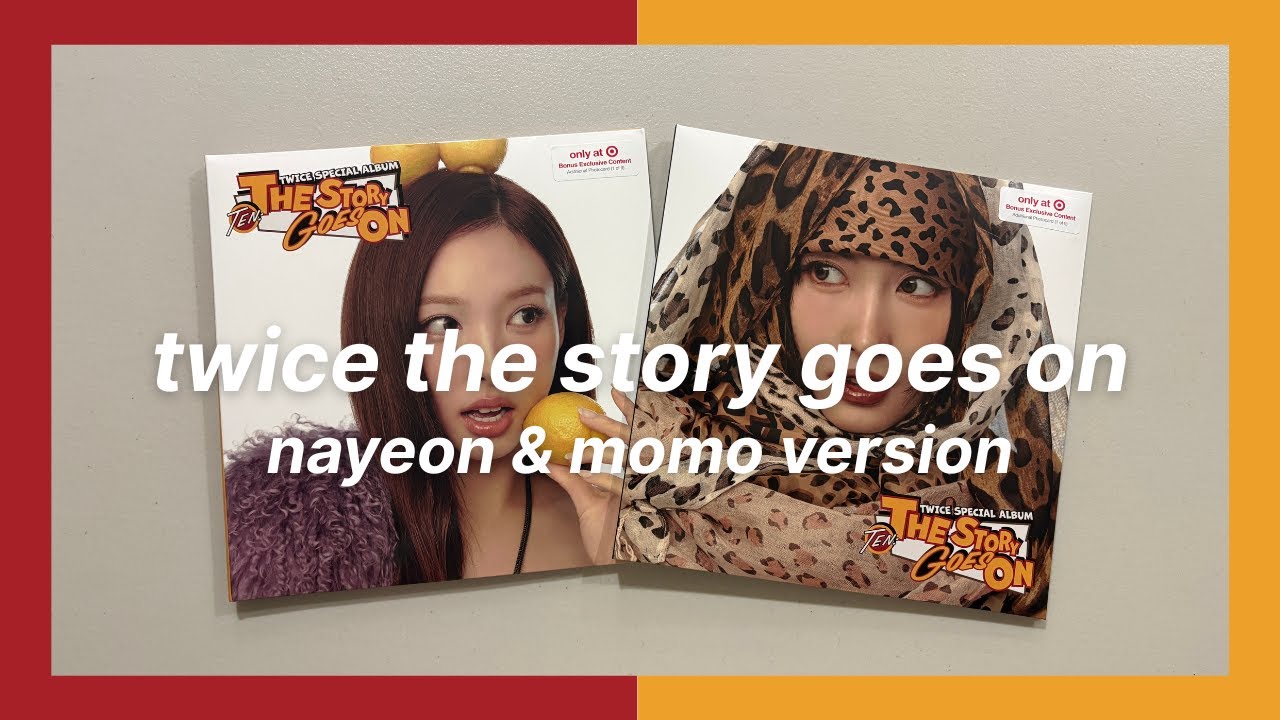 TWICE Album Unboxing - The Story Goes On Cast Ver + Target