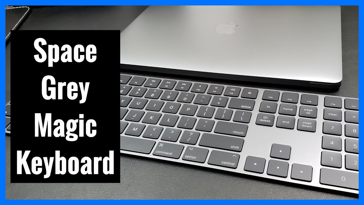 Space Grey Magic Keyboard with Numeric Keypad from Apple