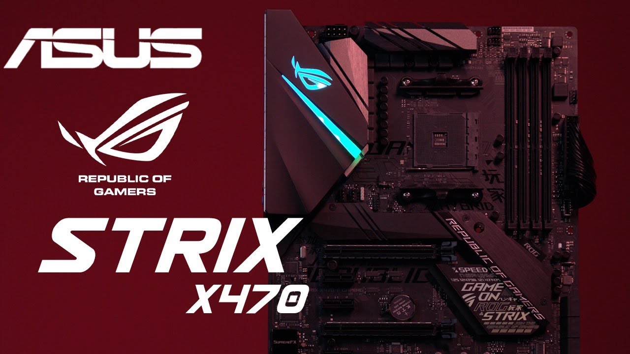 ASUS ROG STRIX X470-F: Ryzen Gaming at its Finest? - YouTube