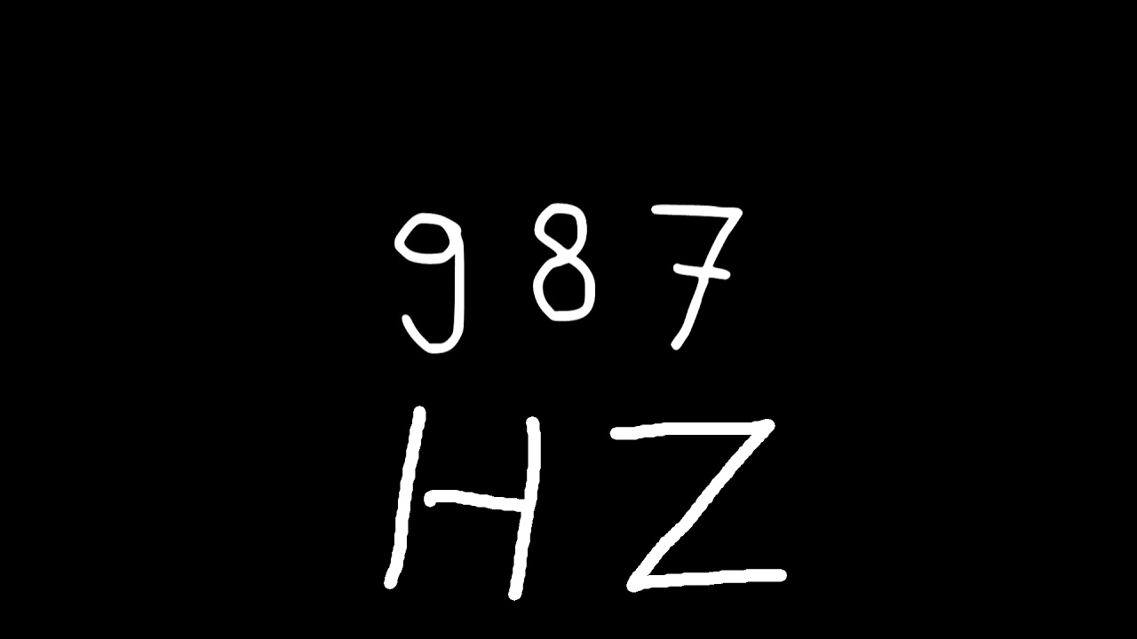 987 hz - YouTube