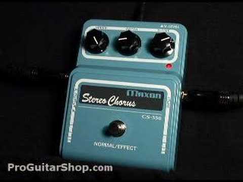 Maxon CS-550 Stereo Chorus Pedal - YouTube