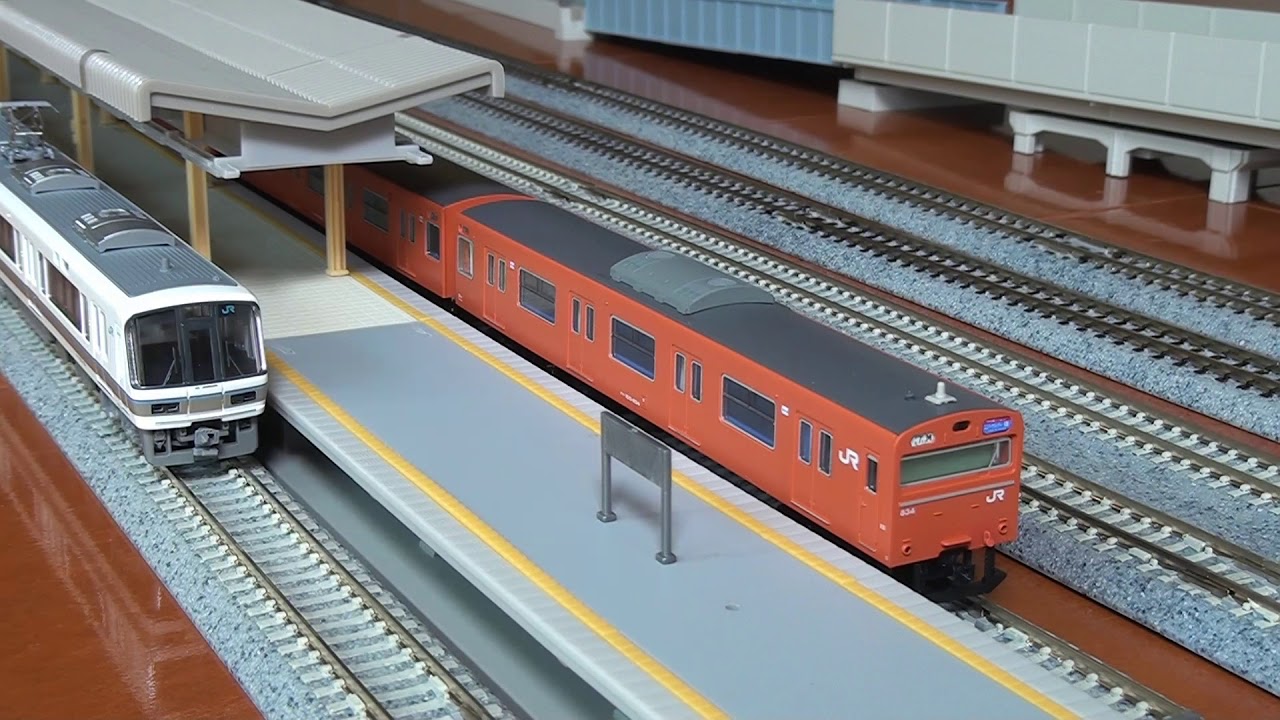 Nゲージ】 ▷▷マイクロエース・103系西日本更新車 大阪環状線 - YouTube