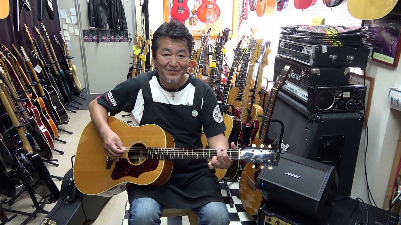 Gibson J-50 1998年製 PU付き ギターフロンティア - YouTube