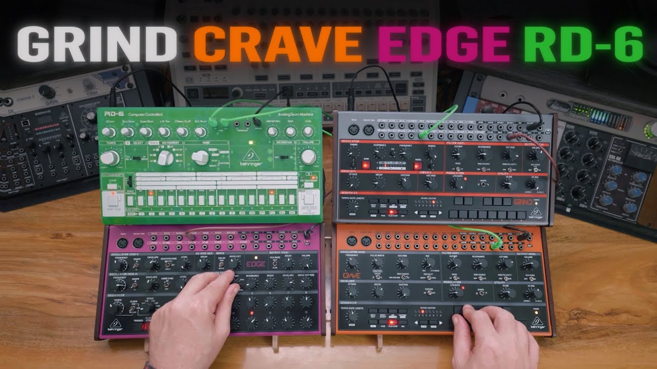 Behringer Edge Semi-modular Analog Percussion Synthesizer | Sweetwater