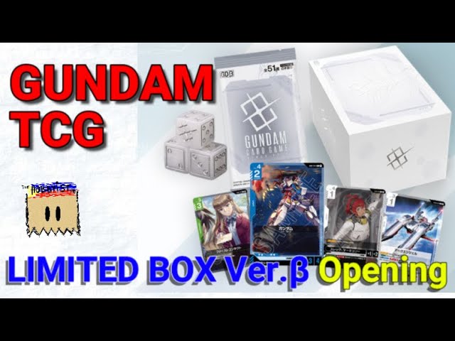 Gundam TCG: Limited Box Ver.β Opening - YouTube
