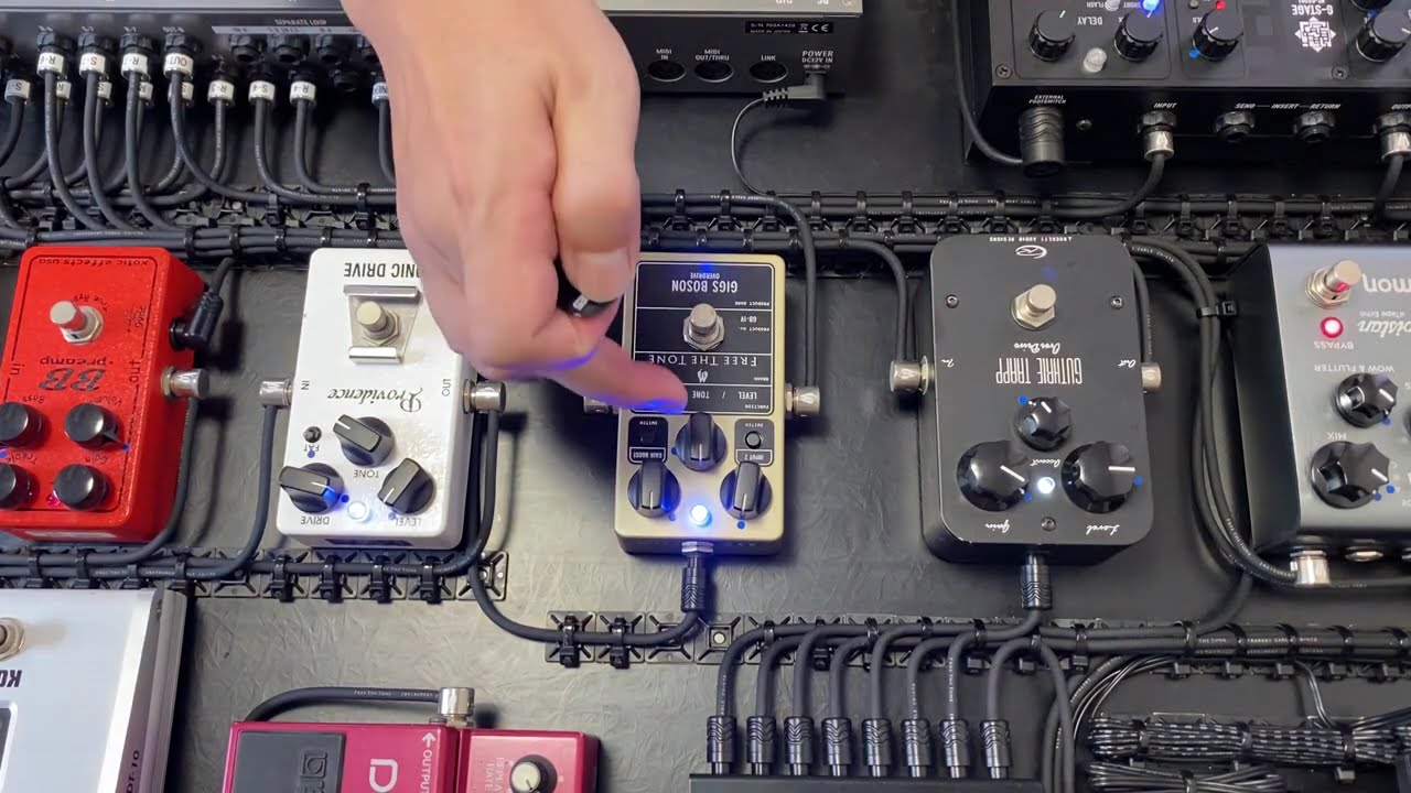 FREE THE TONE GIGS BOSON OVERDRIVE (GB-1V)の太いバッキングの設定は