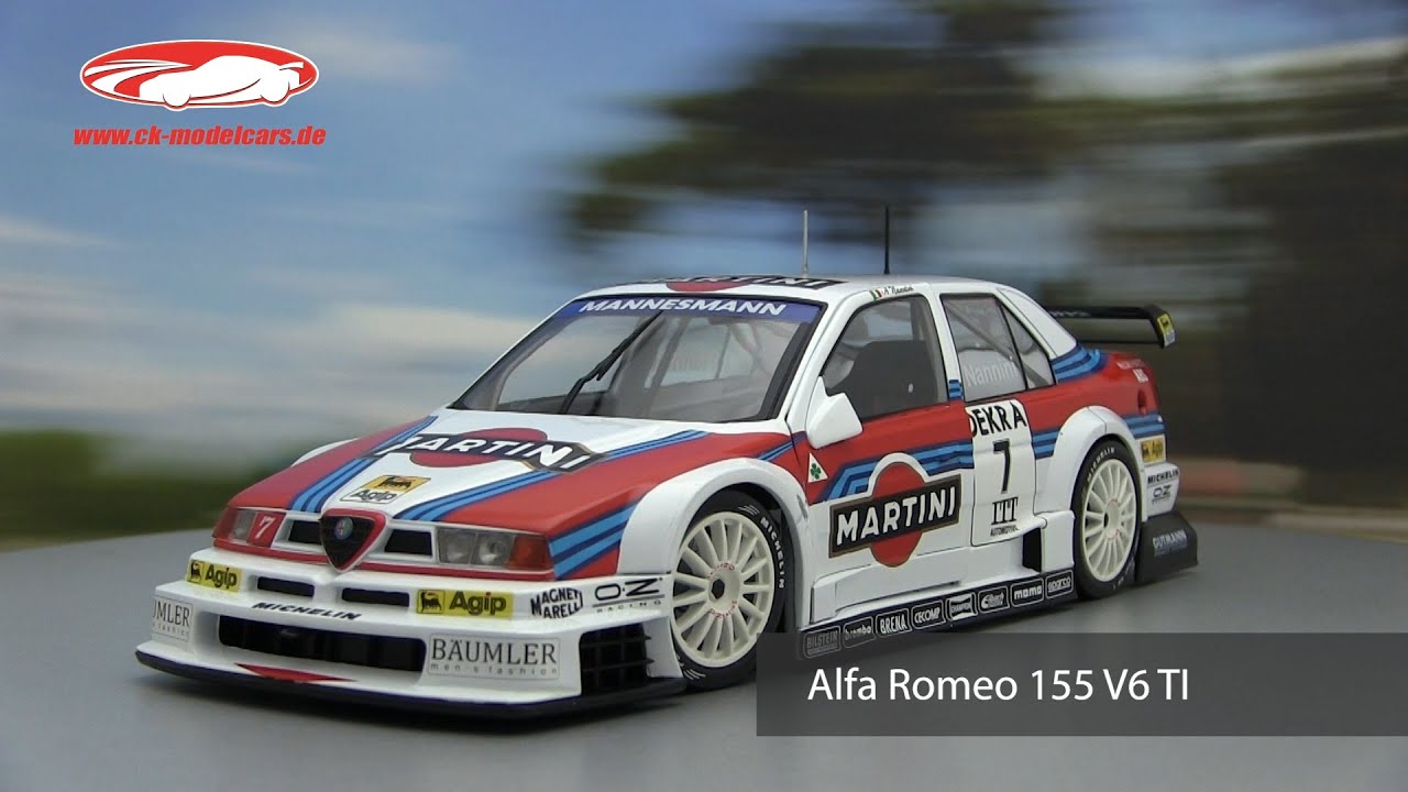 WERK83 1:18 A. Nannini Alfa Romeo 155 V6 TI #7 Martini Racing Alfa