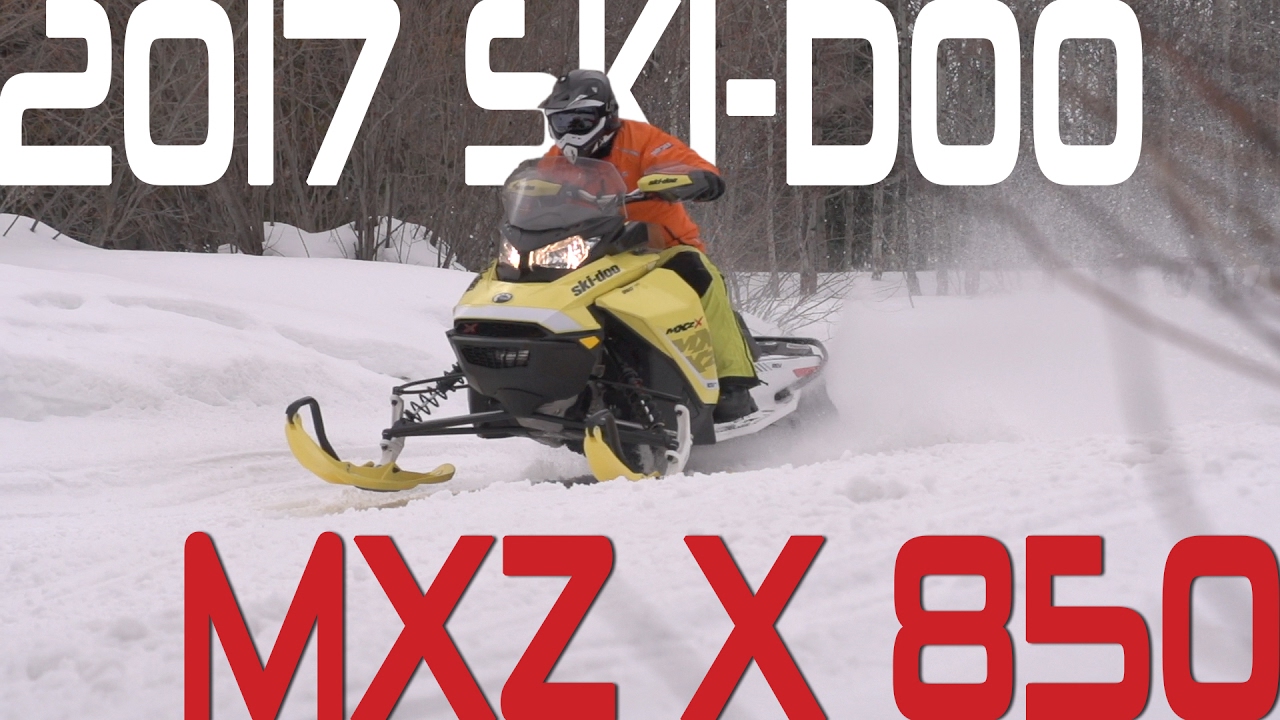 STV 2017 Ski-Doo MXZ X 850 - YouTube