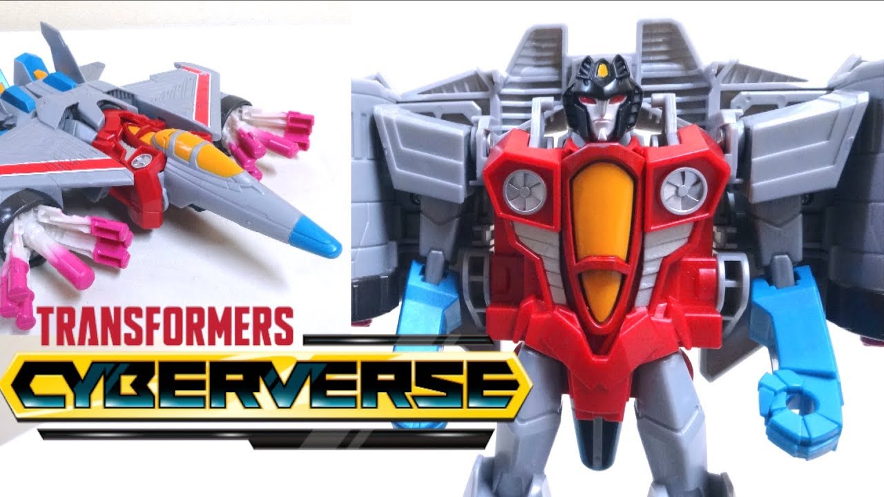 Transformers Cyberverse】Ultra Class Starscream Review - YouTube