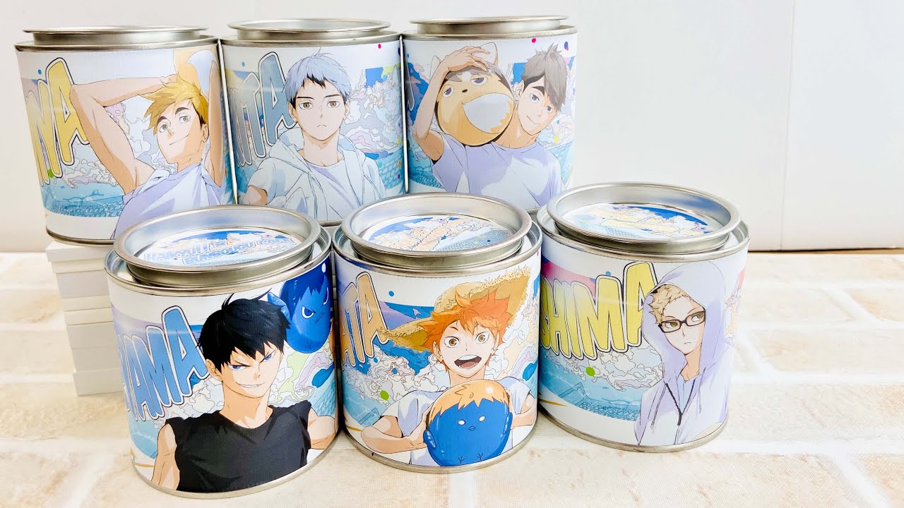 ハイキュー!!2021 カラービーチモチーフ ペンキ缶小物入れ 月島蛍