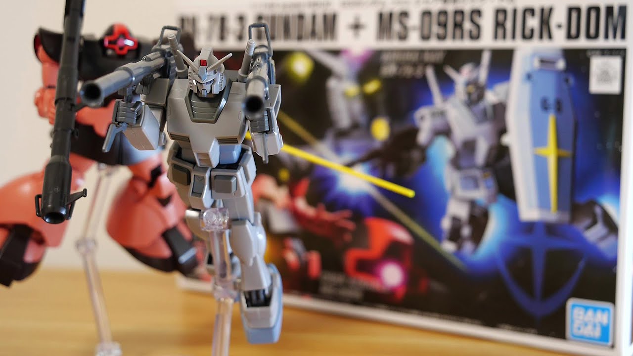 ガンプラ】小説版G3ガンダムとシャア専用リックドムのセット！HG 1/144
