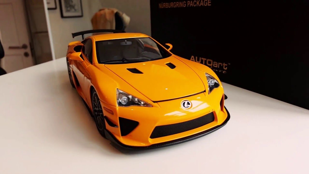 Lexus LFA Nürburgring Package 1:18 AUTOart - YouTube