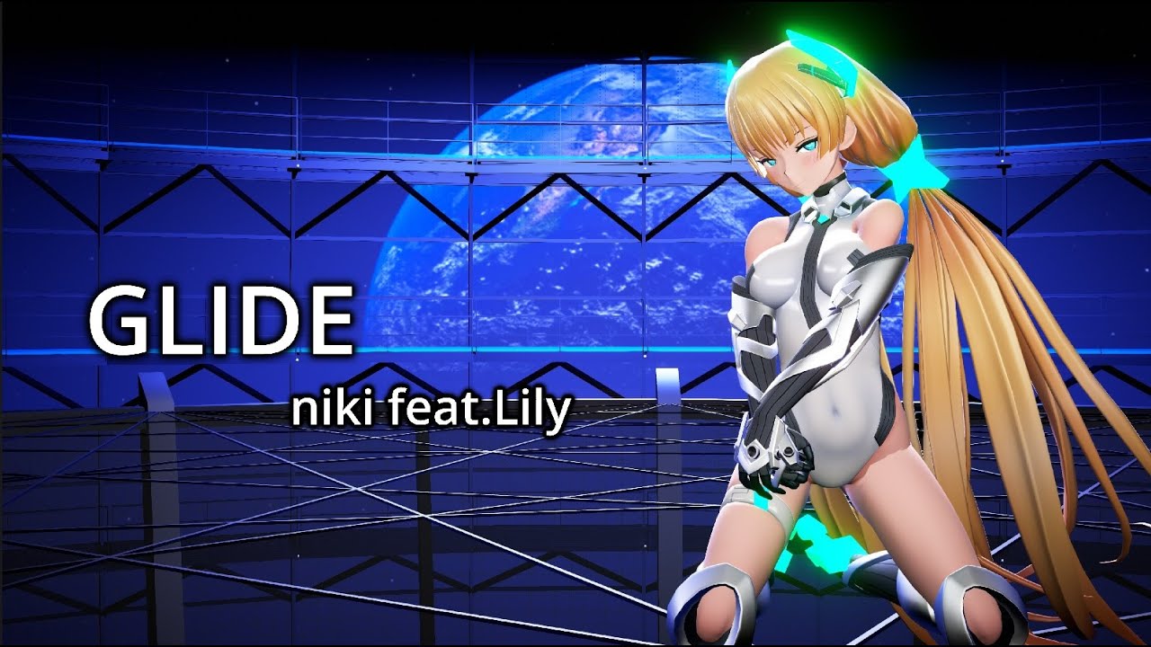 MMD】GLIDE / niki feat.Lily アンジェラ バルザック 4K 60P 楽園追放