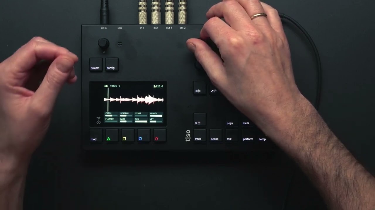 音を彫刻するサンプラーでピアノ曲をグラニュラーエフェクト ▶︎ t|so