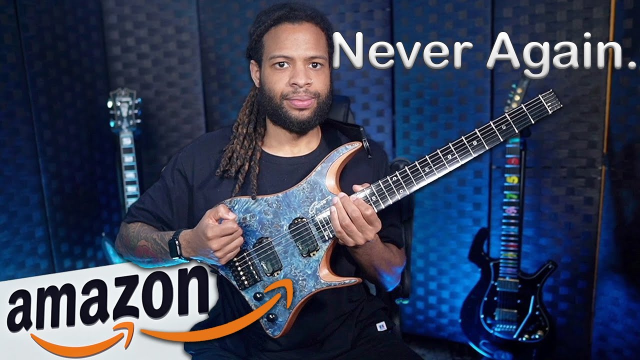 This headless guitar with an arm is amazing! It's available for