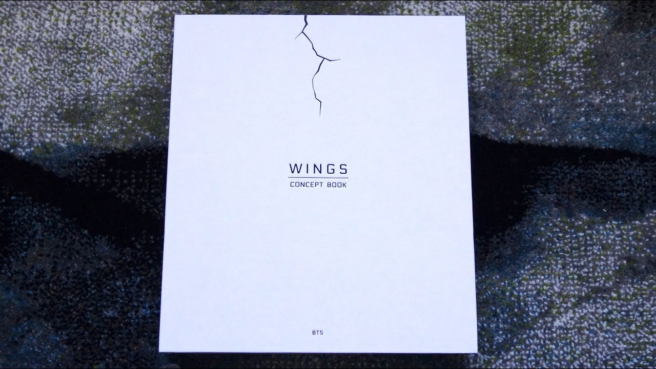 Unboxing BTS (Bangtan Boys) 방탄소년단 WINGS Concept Book - YouTube