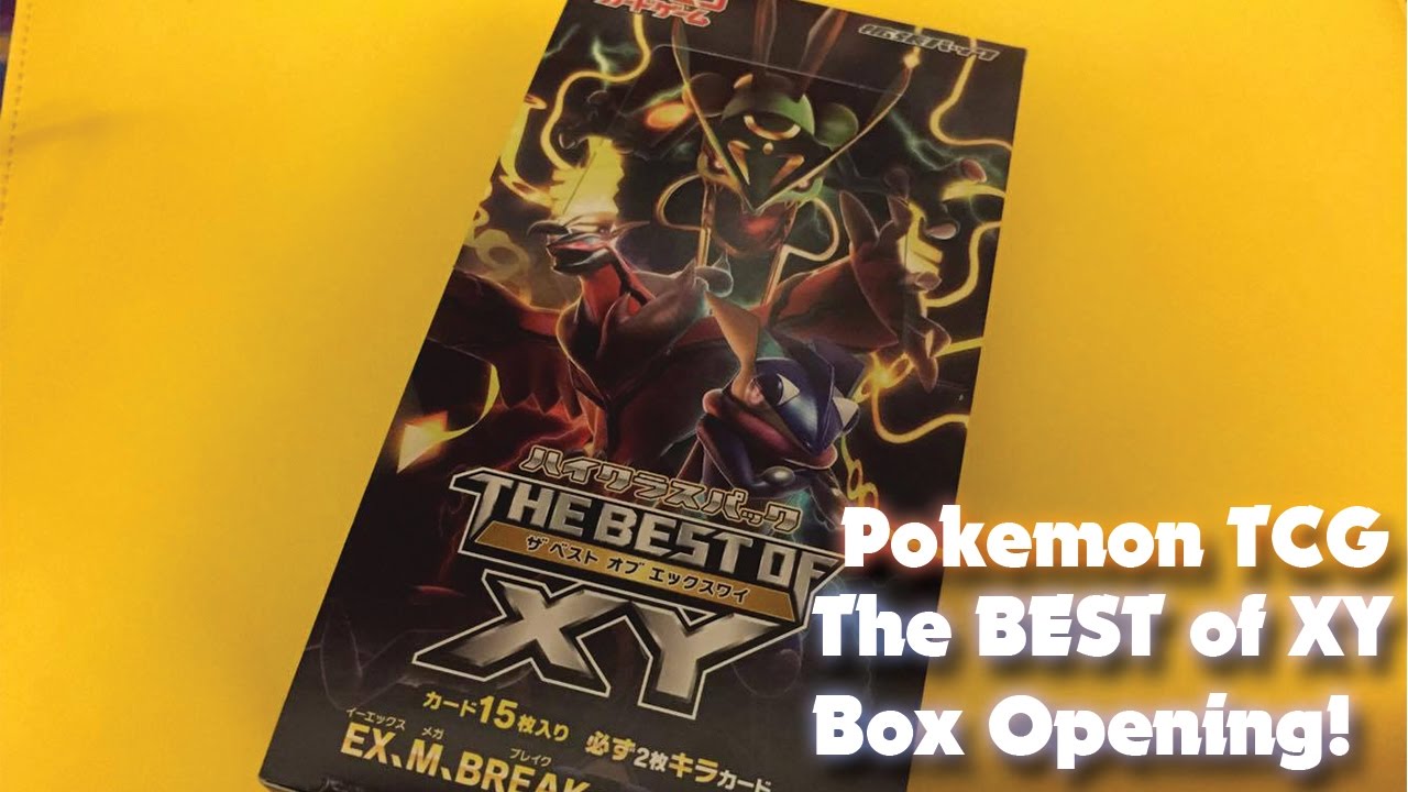 Pokemon TCG: The Best of XY Box Opening! (JP) - YouTube