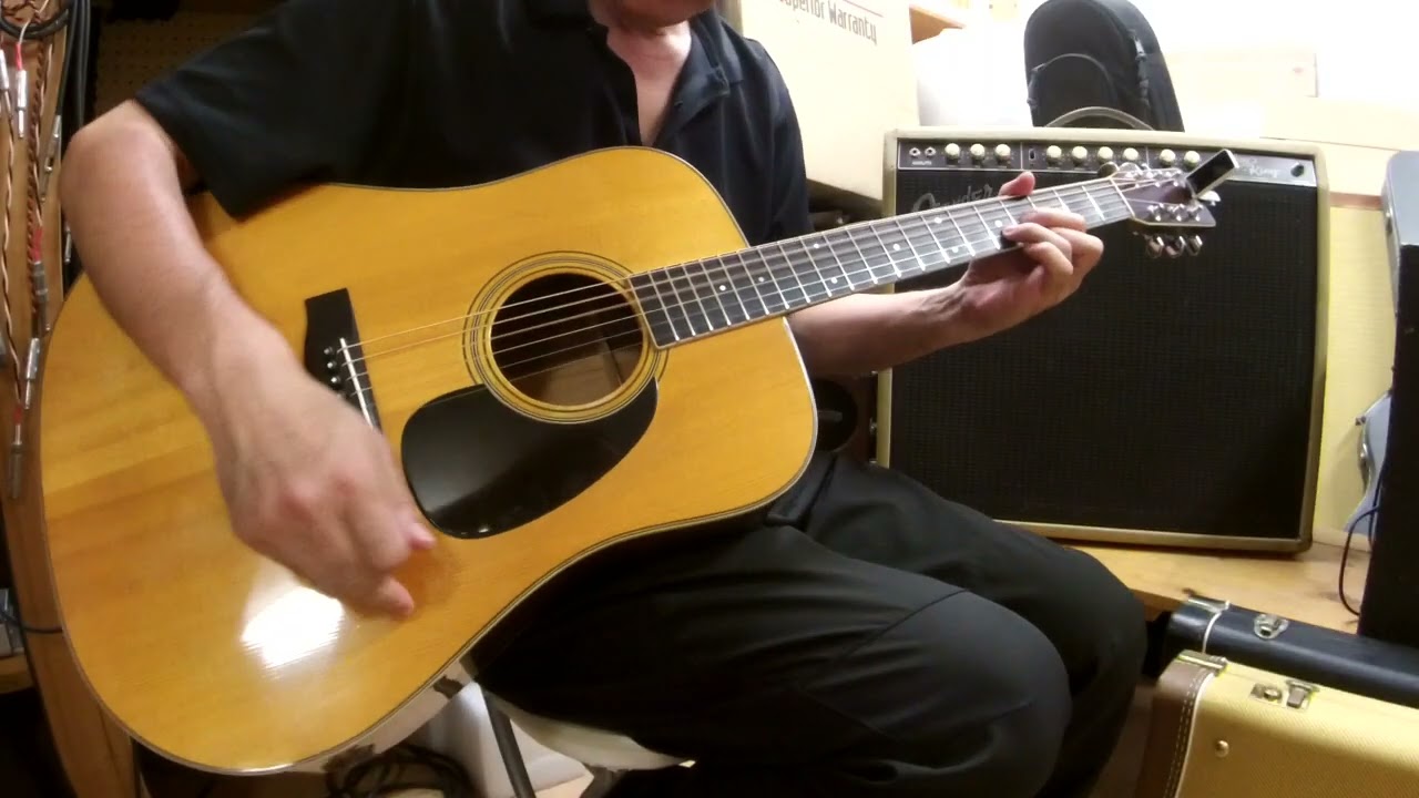 S.Yairi YD-304 1975年製 ピック弾き - YouTube