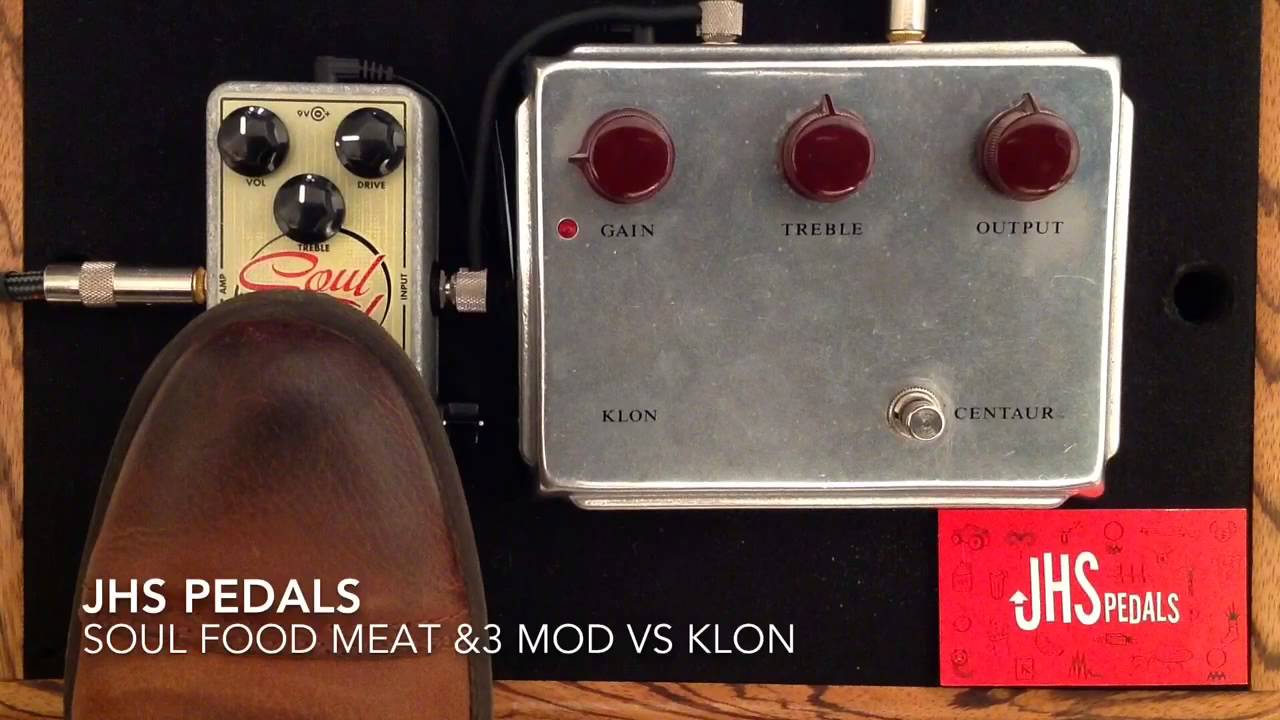 ELECTRO-HARMONIX Soul Food」と「JHS PEDALS Soul Food Meat & 3 Mod