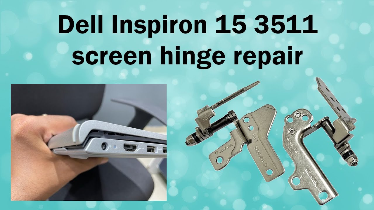 Dell Inspiron 15 3511 screen hinge repair using R-Kem 2 bonded