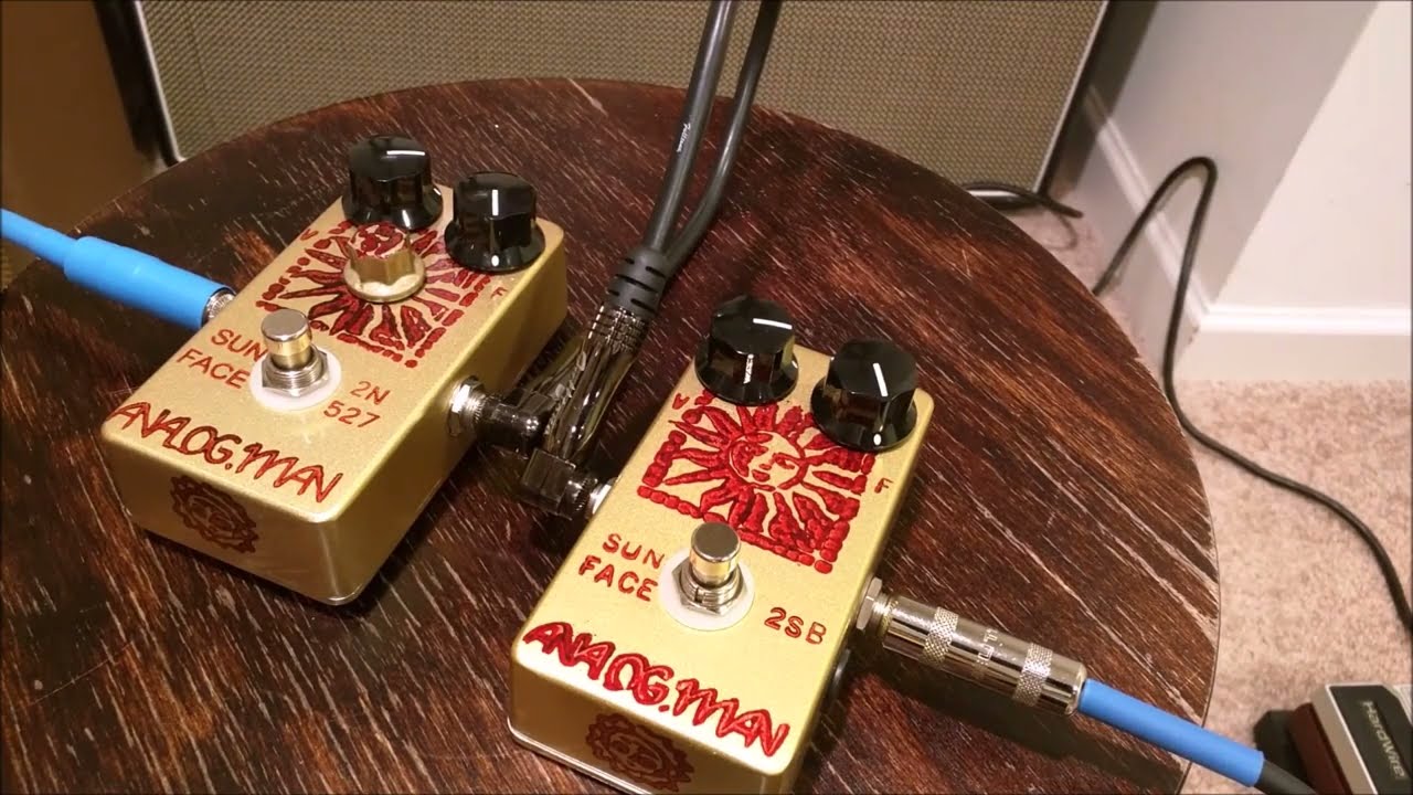 ギター Analogman Sun Face NKT 275 Red Dot Fuzz NPD - The Analog