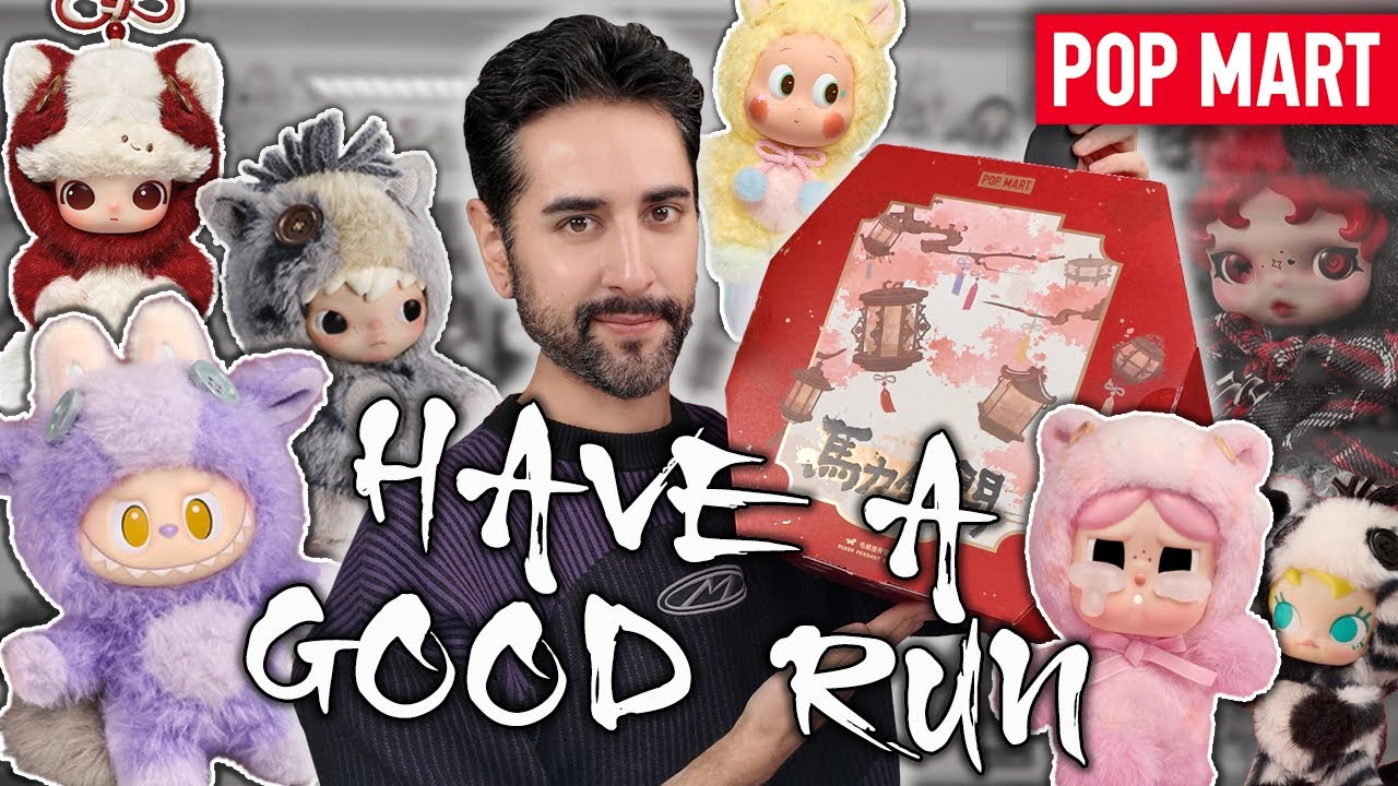 ⭐POP MART - Have A Good Run ⭐🐴 FULL SERIES UNBOXING! 💜 LABUBU
