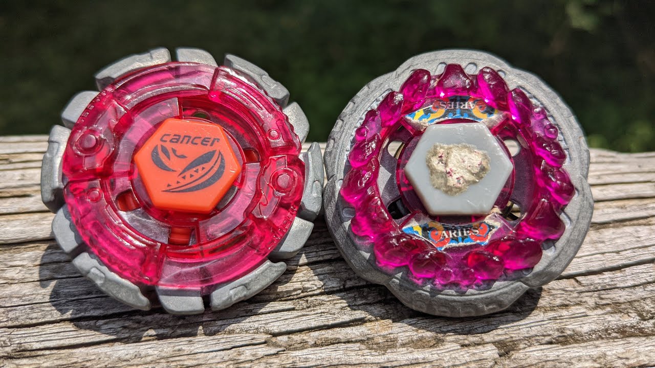 Dark Cancer CH120SF vs Rock Aries ED145B | Metal Fight Beyblade