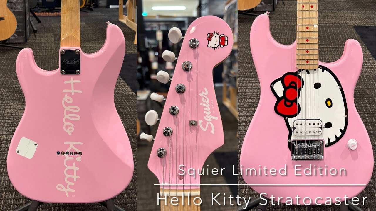 Squier by Fender 【ハローキティコラボ】Limited Edition Hello Kitty