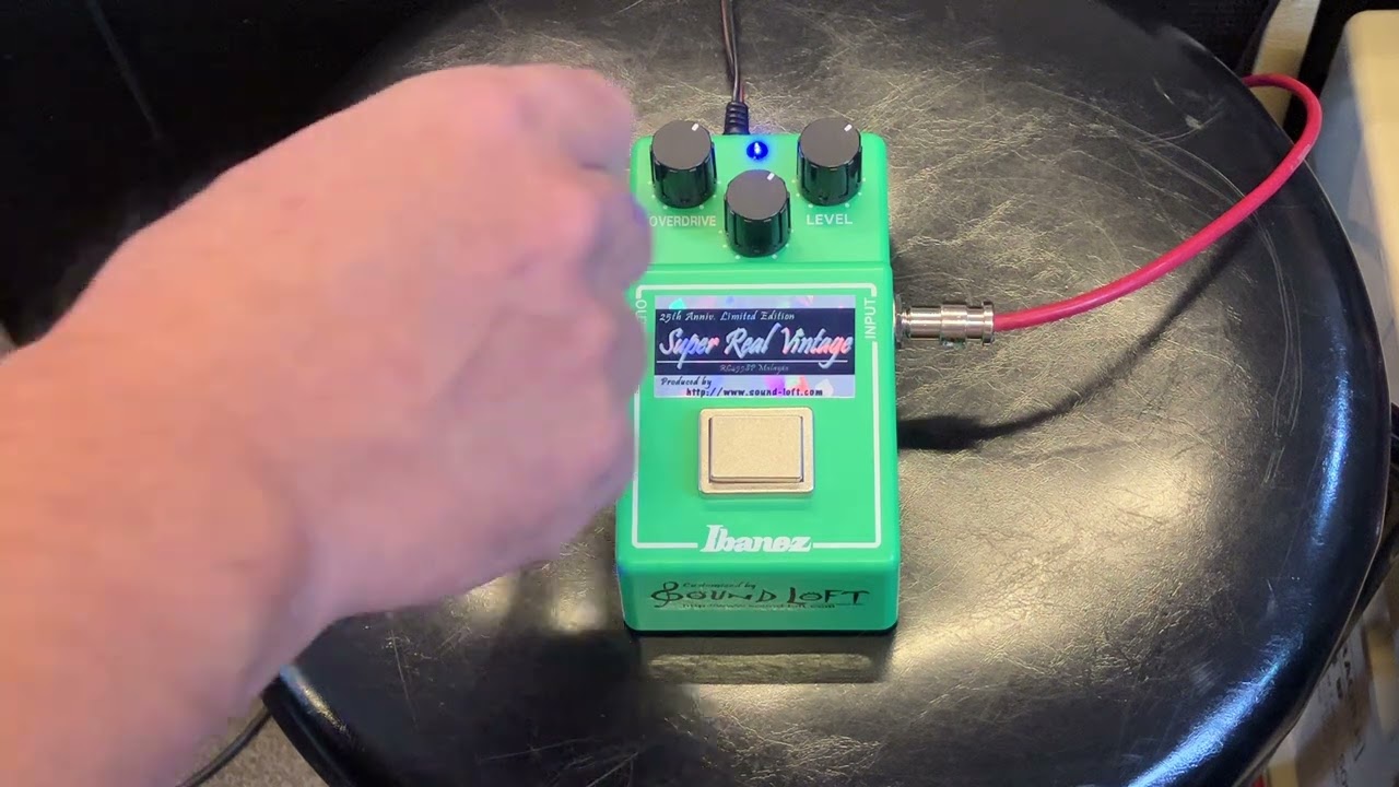 Ibanez TS9 Mod. to TS808 Super Real Vintage - YouTube