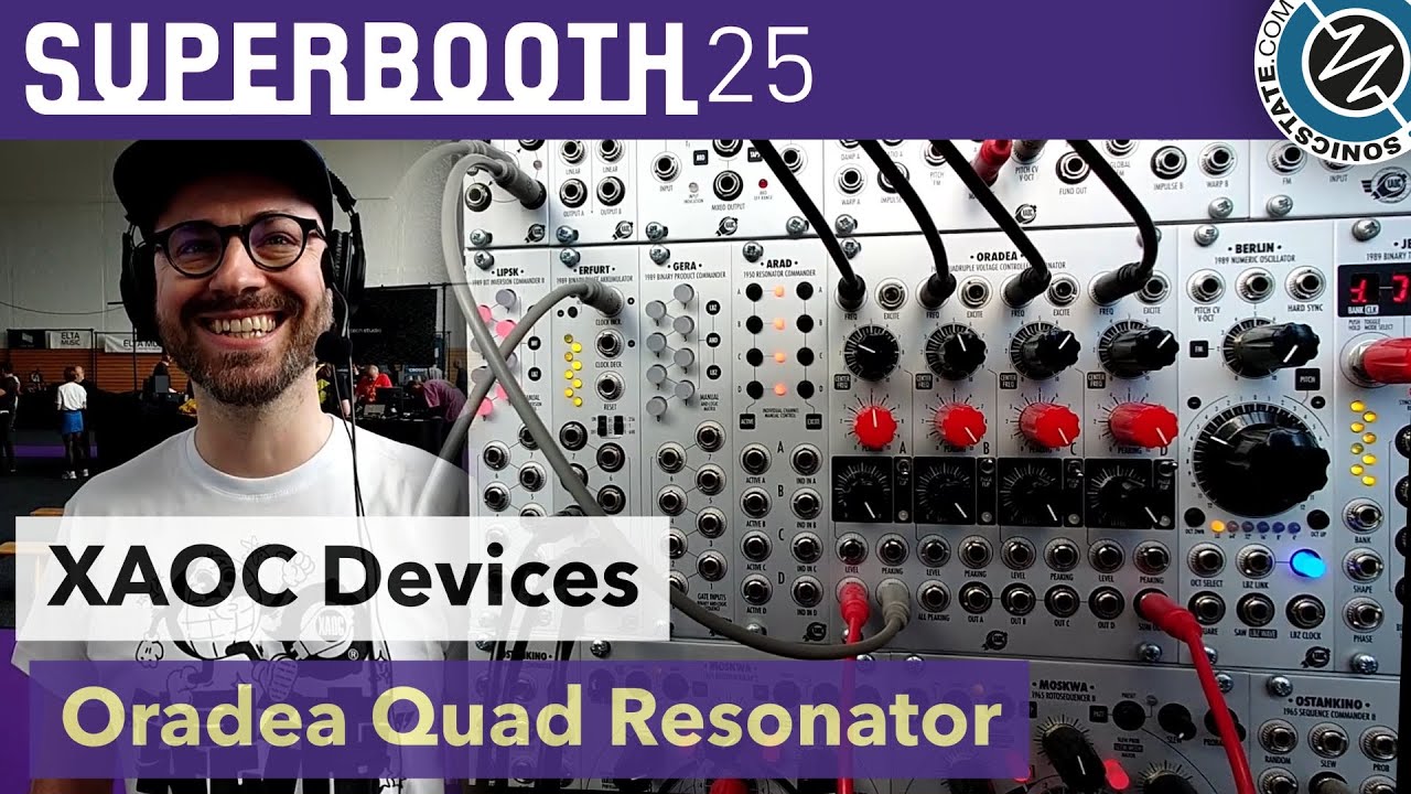 XAOC Devices: Oradea Quad Resonator - Superbooth 25 - YouTube