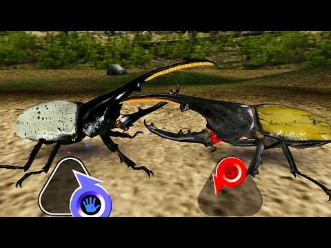 アーケード] 甲虫王者ムシキング - ヘルクレスリッキーブルー VS 改造