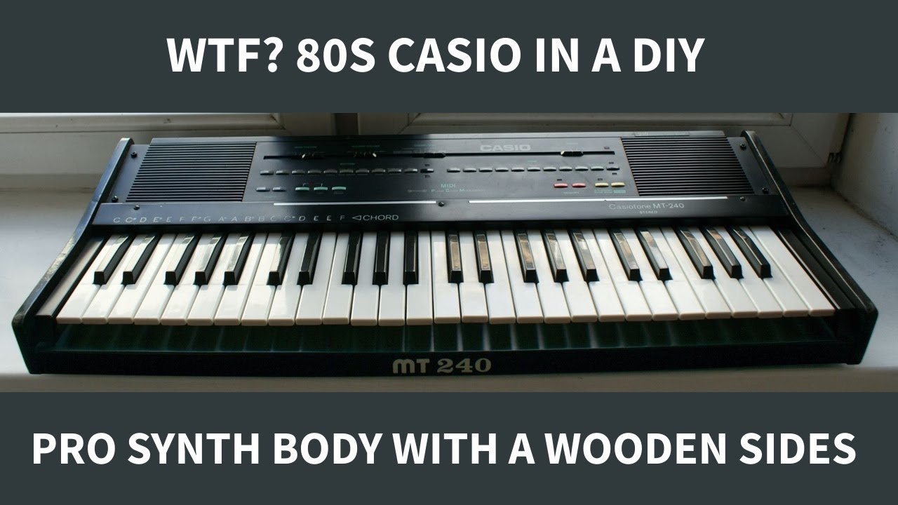 Casiotone mt-240 80s keyboard piano strings, brass, synth sounds