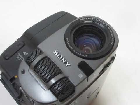 ☆ソニー SONY☆ハンディカム Hi8 ビデオカメラ CCD-TRV90☆ - YouTube