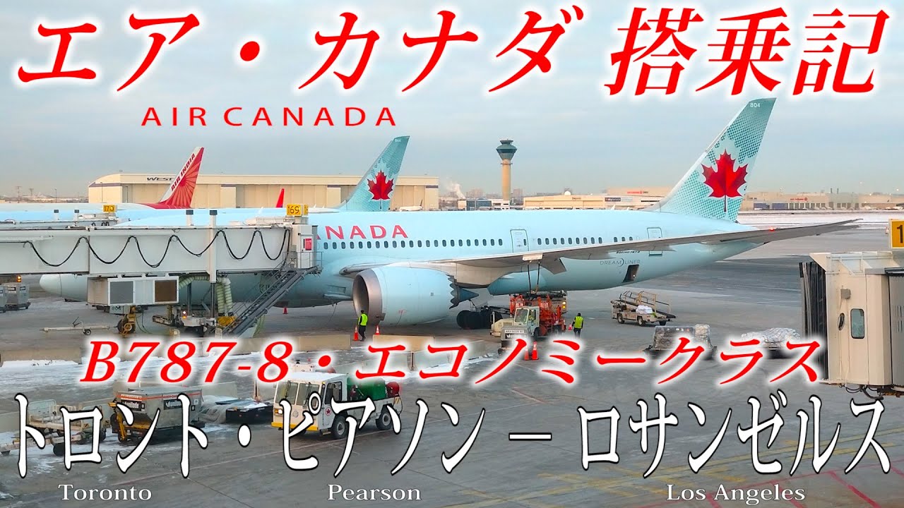 エア・カナダ🇨🇦 B787-8 エコノミークラス搭乗記 トロント・ピアソン
