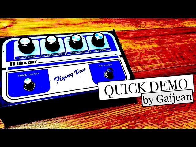 Maxon (Ibanez) Flying Pan FP-777 Vintage 70s Version Quick Demo