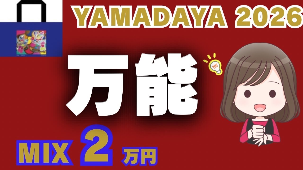 YAMADAYA 2026 Lucky Bag ④] MIX 20,000 yen | Not flashy at all