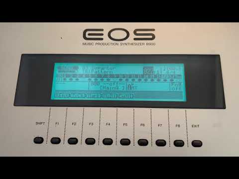 YAMAHA EOS B900 DEMO SONG / SOUND DISK TK7000 