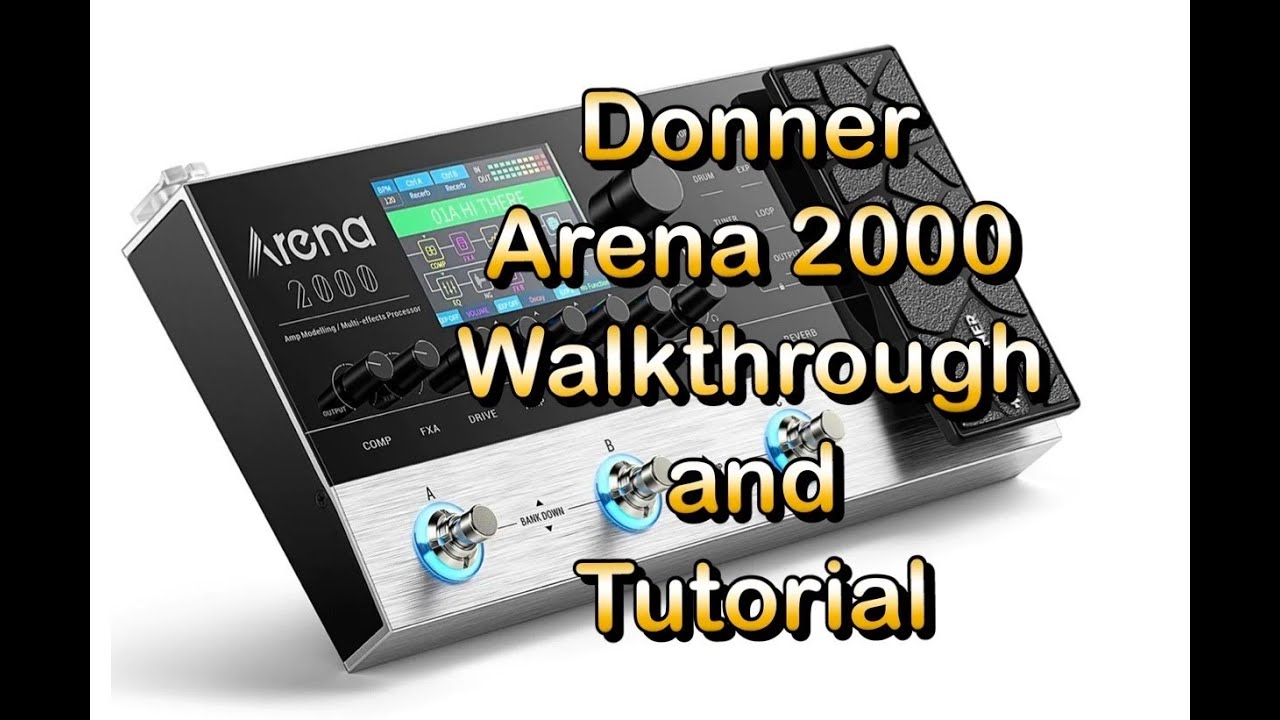 Donner Arena 2000 Multi-Effect Guitar Pedal & Amp Modeler
