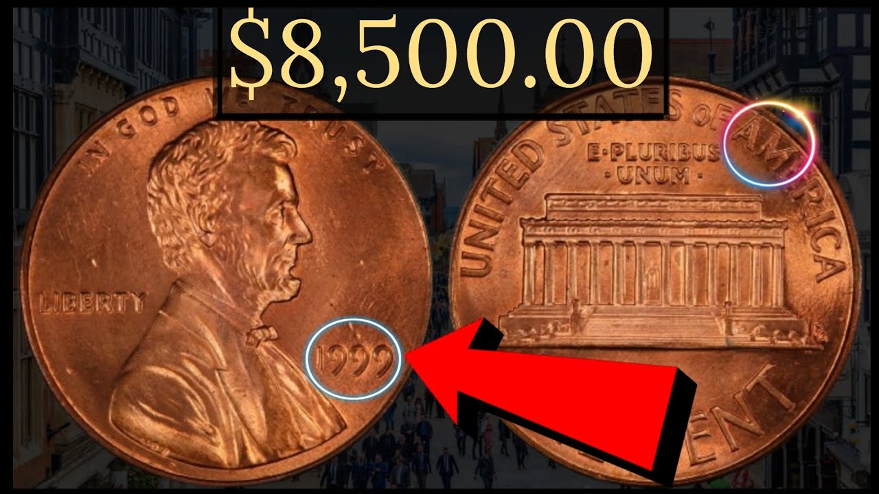 Rare 1999 Penny Worth $8,500? | 1999 Lincoln Memorial Cent Wide AM