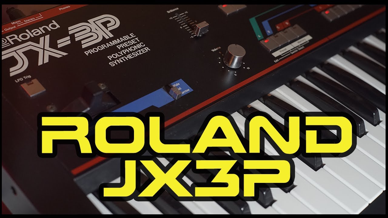 Roland JX-3P- The Affordable Classic Roland Synth! - YouTube