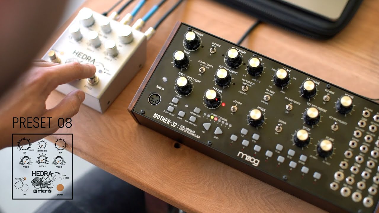 Meris HEDRA - 3つのピッチボイス全てにディレイ＆フィードバックを