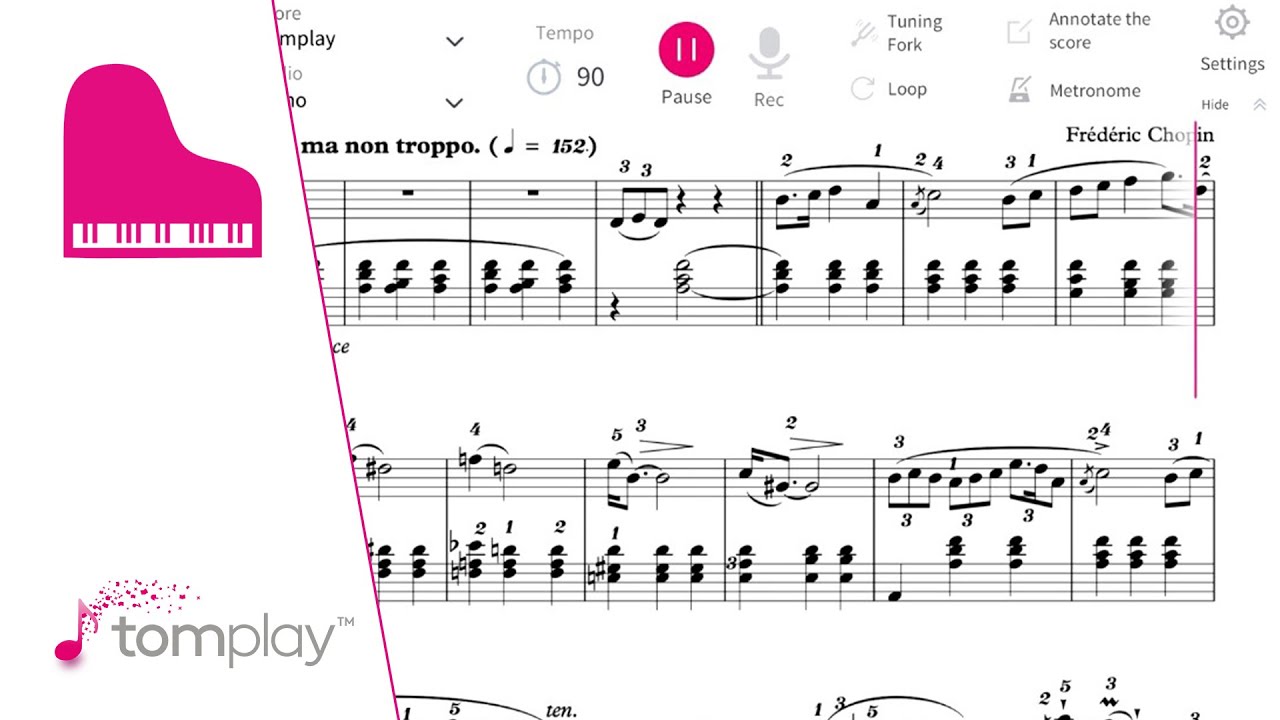 マズルカ第13番 イ短調 Op. 17, No. 4 (ショパン) - ピアノ 楽譜