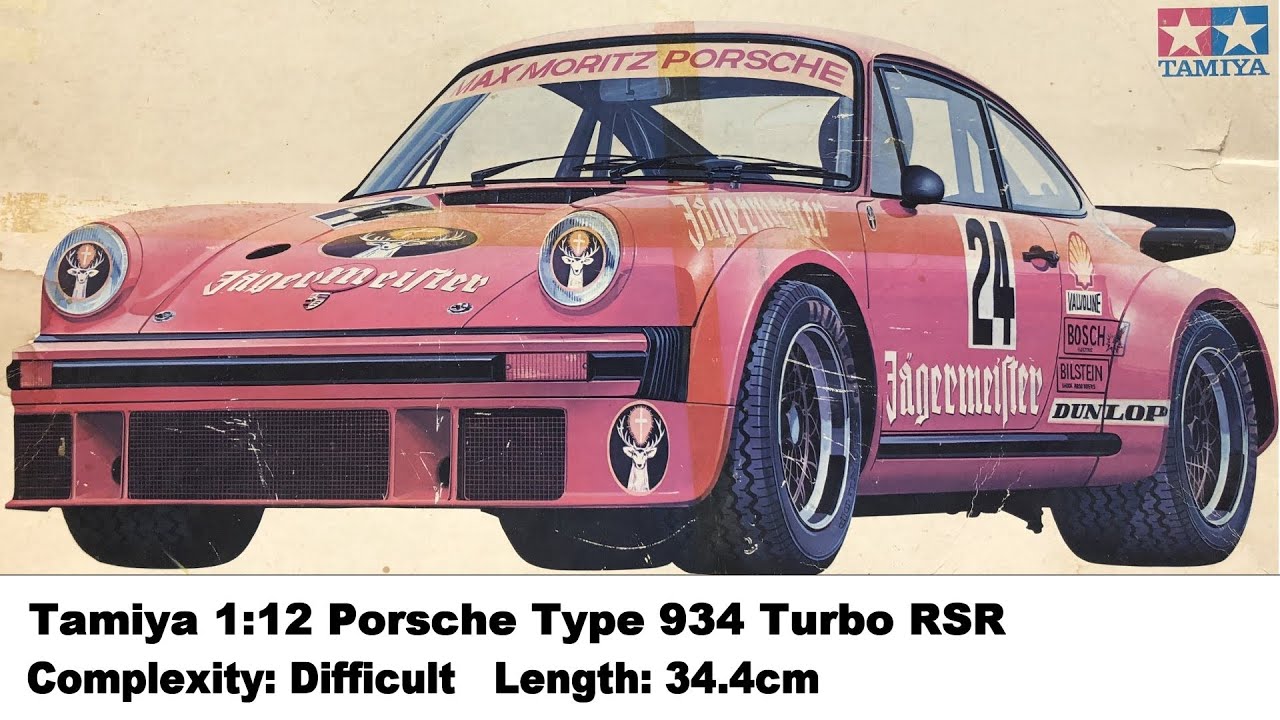 Tamiya 1:12 Porsche 934 RSR Turbo - Kit Review - YouTube