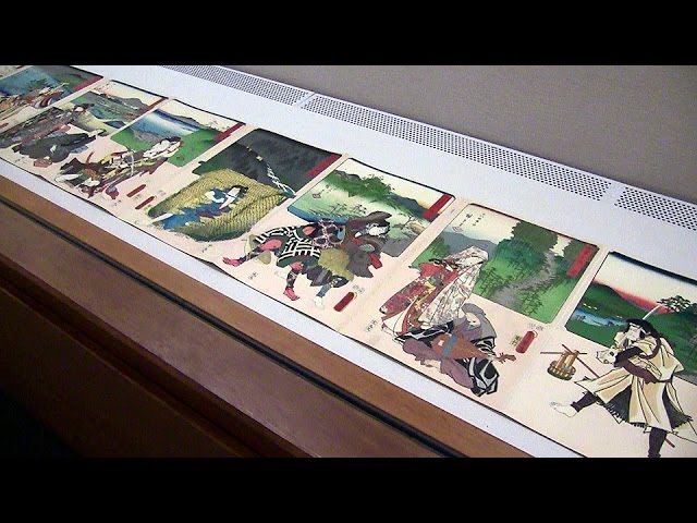 歌川国貞（三代豊国）、歌川広重 《双筆五十三次》 - YouTube